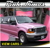 Pink limousines for hen nights in Bath