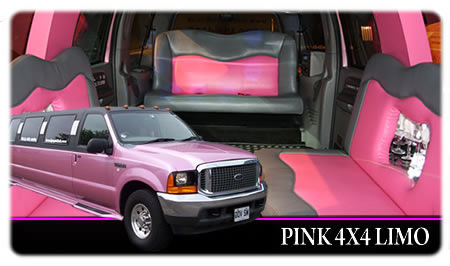 Pink limo hire in Bath, Avon for hen nights and parties